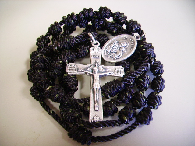 Catholic Saint Benedict Bracelet Rosary Handmade Red Knot String