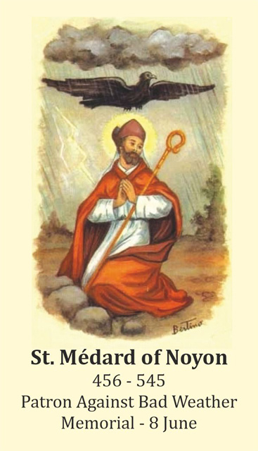 St. Medard Prayer Card