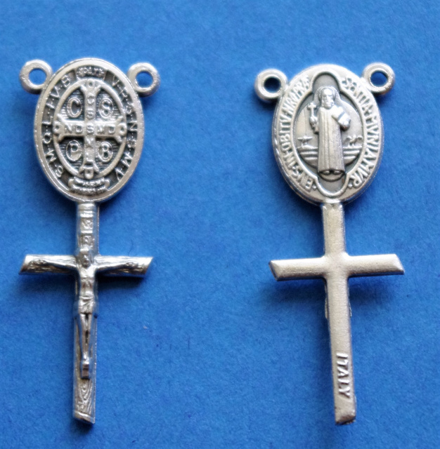 Catholic small Religious oxidized Italian crucifixes and rosary ...